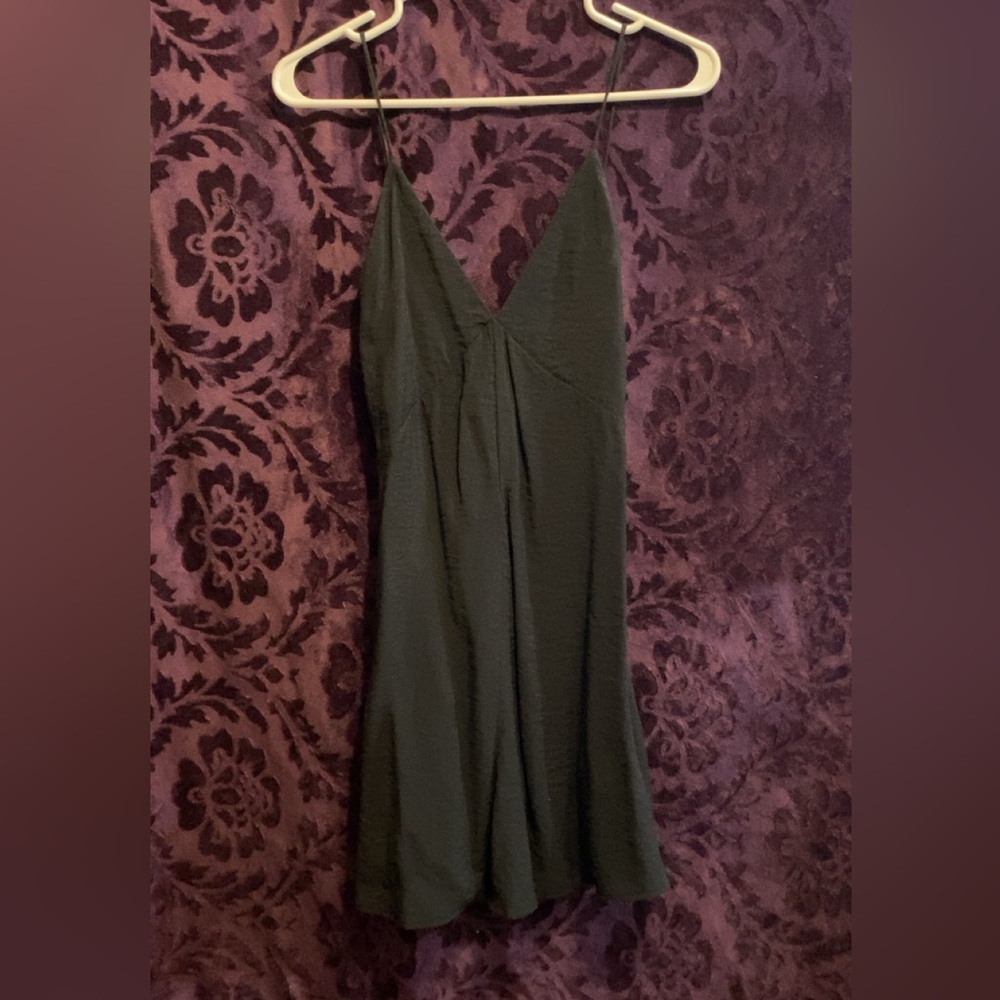 H&M black flowy mini dress